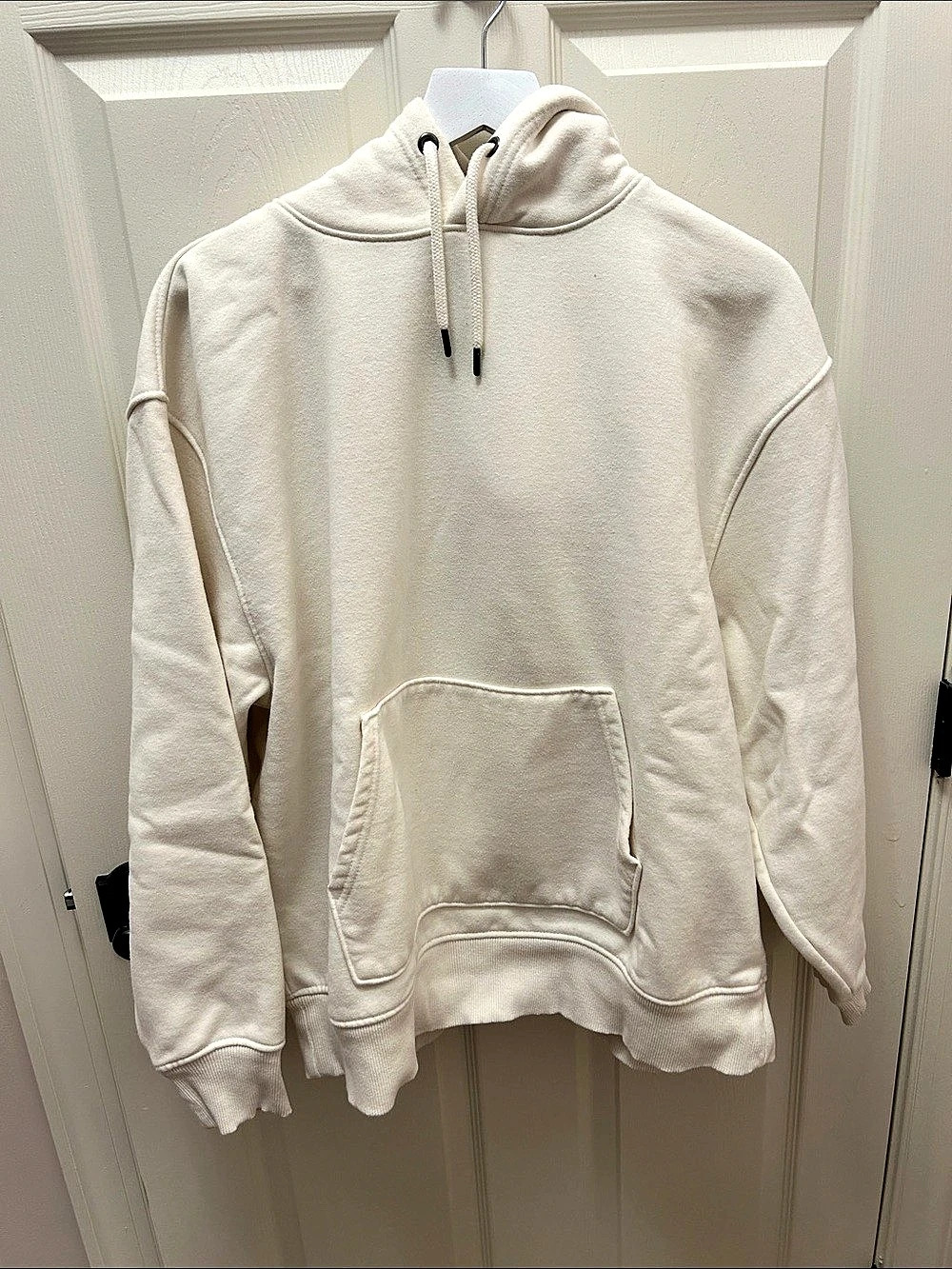 The North Face Women's Box NSE Pullover Hoodie Cream Large